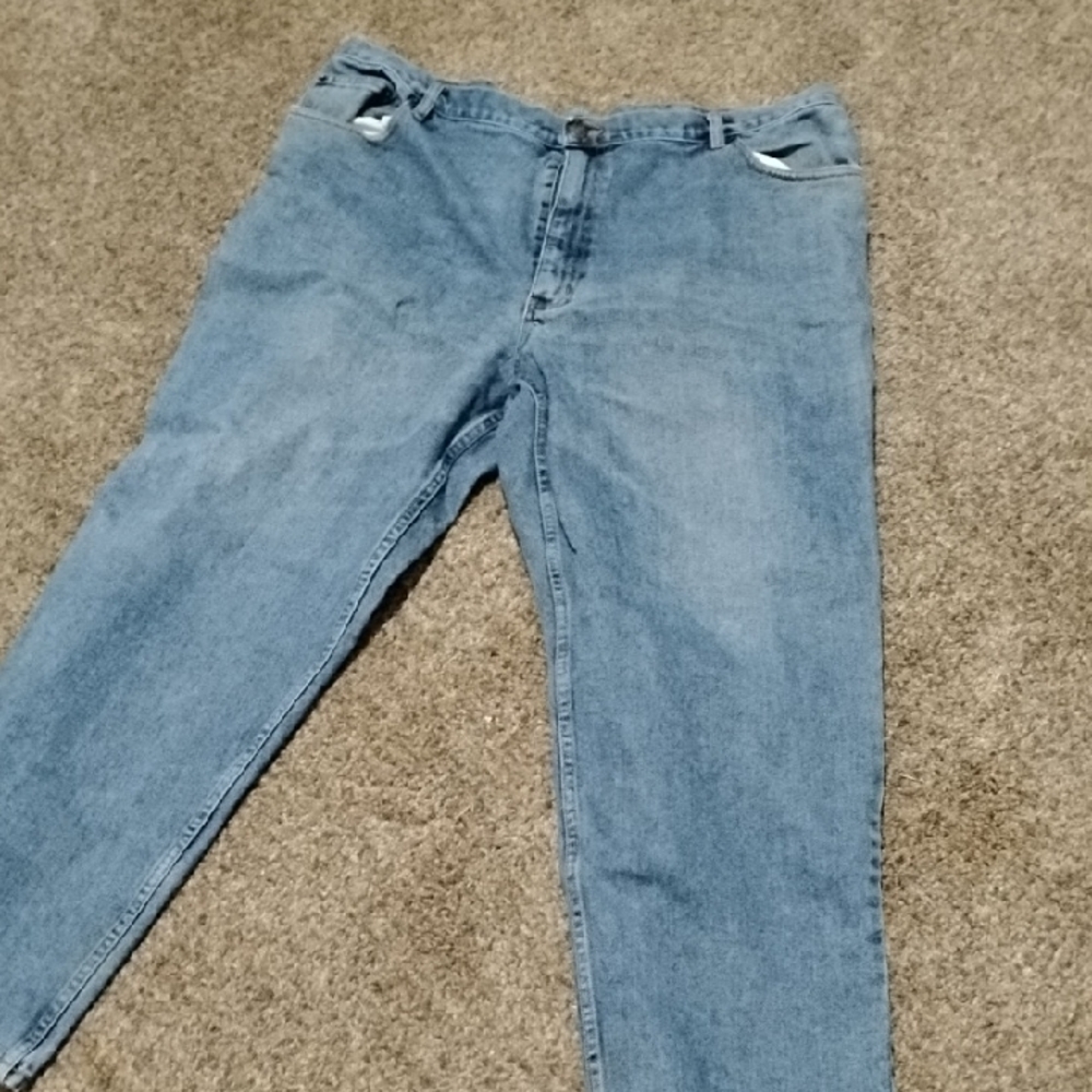 High Sierra Blue Relaxed Jeans Straight Leg